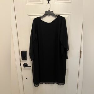 Black MSK knee length little black dress